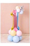 Folyo Balon 1 Rakamı Helyum Balon 76 cm