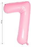 Folyo Balon 7 Rakamı Helyum Balon 76 cm