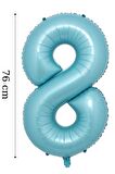 Folyo Balon 8 Rakamı Helyum Balon 76 cm