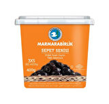 Marmarabirlik Sepet Serisi Yağlı Salamura 381-410 KB 3XS Siyah Zeytin Kutu 400 G