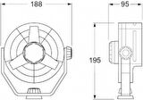Hella Marine vantilatör Turbo 12V Beyaz