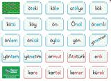 1.Sınıf Evir Çevir Oku Kartları (1.Dönem Konularını Kapsar)