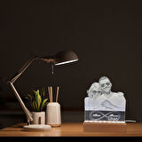 Veraart Kişiye Özel Fotoğraflı 3d Model Pleksi Led Dekoratif Gece Lambası