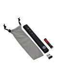HP SS10 Lazer Sunum Kumandası Wireless Presentation Remote Kılıf+Pil Kutu İçeriği