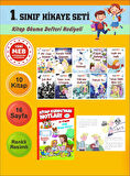 1.Sınıflar İçin Okumayı Sevdiren 10 lu Hikaye Seti 7 (Kitap Okuma Defteri Hediyeli)
