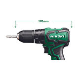 Hikoki DV18DD-5.0 18V/5.0Ah 55Nm Çift Akülü Şarjlı Darbeli Kömürsüz Matkap