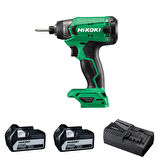 Hikoki WH18DA-5.0 18V/5.0Ah 140Nm Çift Akülü Şarjlı Darbeli Vidalama