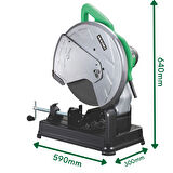 Hikoki CC14ST 355mm 2200W Profesyonel Profil Kesme Makinesi