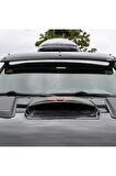 Toyota Hilux Ön Cam Güneşliği Siperlik Akrilik Vizör Şapka Terek (ABS) Piano Black 2012-2015