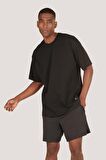 Erkek 100% Pamuklu Oversize  Kısa Kol T-shirt