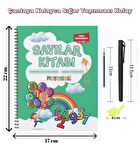 Sayıları Öğreten Oluklu (Kabartmalı) Kitabı | Sihirli Yazı Defterleri | Çocuk Aktive Eğitici Kitap