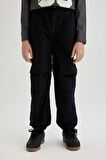 DeFacto Erkek Çocuk Jogger Paraşüt Basic Pantolon B6602A824SMBK27