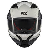Axxis Kapalı Kask Fenix Ork C2 Siyah-Beyaz