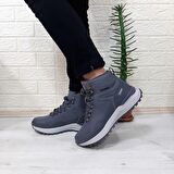 Jump 29652 Gri Renk Waterproof Kaymaz Rahat Erkek Bot