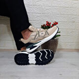 M.P. 1642 Bej Renk Memoryfoam Kaydırmaz Rahat Spor Ayakkabı
