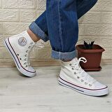 Fiyra 555 Beyaz Uzun Unisex Sneaker Keten Spor Ayakkabı