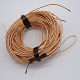 Yassı Rattan Doğal Bambu Çubuk 1 KG Brüt - 2mm Rattan İp