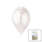 GM-110-28 METALİK - BEYAZ BALON 11&amp;apos;&amp;apos; - 28CM - 100 PARÇA (4490)