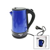 SİNBO-8016 MAVİ RENK ÇELİK KETTLE SU ISITICISI 1.5LT - 2200W (4490)