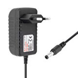 12 VOLT 1 AMPER PRİZ TİPİ MATKAP ŞARJ ADAPTÖRÜ 5.5*2.5 UÇ (4490)