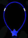 Glow Stick Yıldız Kolye - Glow Kolye - Glow Stick Partisi Yıldız Kolye 6 Adet (4490)
