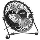 EVEREST EFN-482 MASAÜSTÜ METAL SİYAH FAN (4490)