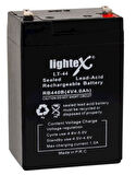 LIGHTEX LT-44 4 VOLT - 4 AMPER KURU AKÜ (IŞILDAK AKÜSÜ) (4490)