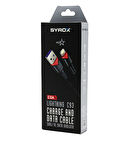 İPHONE USB ÖRGÜLÜ LIGHTNING 2.0A ŞARJ - DATA KABLOSU C93 (4490)