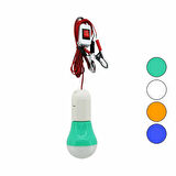 SEYYAR - LED LAMBA AKÜ TAKVİYE KABLOLU= 4MT 12V - 5W (4490)