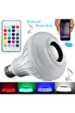 Bluetooth Hoparlör Akıllı Led Ampul Lamba (4490)