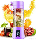Şarjlı Portatif El Blenderi 380 Ml Usb Kablolu Mor (4490)