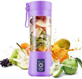 Şarjlı Portatif El Blenderi 380 Ml Usb Kablolu Mor (4490)