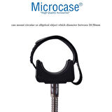 Microcase Çok Amaçlı Cırt Yapışkanlı 1/4 Vida girişli Tutucu Sabitleyici - SİYAH AL5002