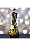 Sharp & Art Seramik Yaldızlı Gece Serisi Burgulu Vazo