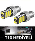 Ba15s 1156 P21w 45 Led Geri Vites Stop Ampulü(2 Adet)