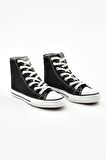 Beyaz Spor Unıseks Bilekli Converse Ayakkabı SİYAH BEYAZ
