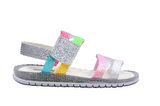 Wendy Kız Çocuk Bebe-Patik Ortopedik Sandalet GRİ YEŞİL