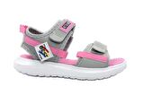 Vetta Kids Cks73 Çocuk Ortopedik Günlük Sandalet GRİ PEMBE