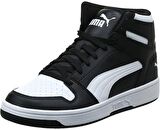 Puma Rebound LayUp SL Siyah Beyaz  Unisex Basketbol Ayakkabısı SİYAH BEYAZ