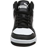 Puma Rebound LayUp SL Siyah Beyaz  Unisex Basketbol Ayakkabısı SİYAH BEYAZ