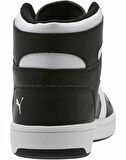 Puma Rebound LayUp SL Siyah Beyaz  Unisex Basketbol Ayakkabısı SİYAH BEYAZ