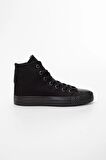 Prego Erkek Sneaker Bilekli Convers Modeli Keten Spor Ayakkabı SİYAH