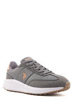 U.S. Polo Assn. REMUS 3PR Siyah Bağcıklı Kaymaz Taban Kadın Sneaker GRİ