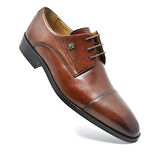 Fosco Siyah Hakiki Deri Bağcıklı Klasik Erkek Ayakkabı (2886 114)-(2886 875) TABA