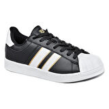 Jump 28787  Bağcıklı Dikişli Uniseks Sneaker Günlük Spor Ayakkabı SİYAH