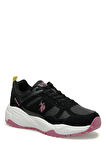 U.S. Polo Assn. SATORI WMN 3PR Bağcıklı Phlon/Termo Taban Kadın Sneaker SİYAH