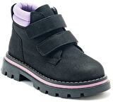 Beyaz (Arzen) Termo Kaymaz Taban Cırtlı Çocuk Bot SİYAH LİLA