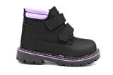 Beyaz (Arzen) Termo Kaymaz Taban Cırtlı Çocuk Bot SİYAH LİLA