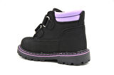 Beyaz (Arzen) Termo Kaymaz Taban Cırtlı Çocuk Bot SİYAH LİLA