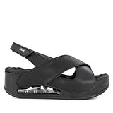 Muya Assos Anatomik Air Max Tabanlı Kadın Sandalet 31213-8401-STAN SİYAH